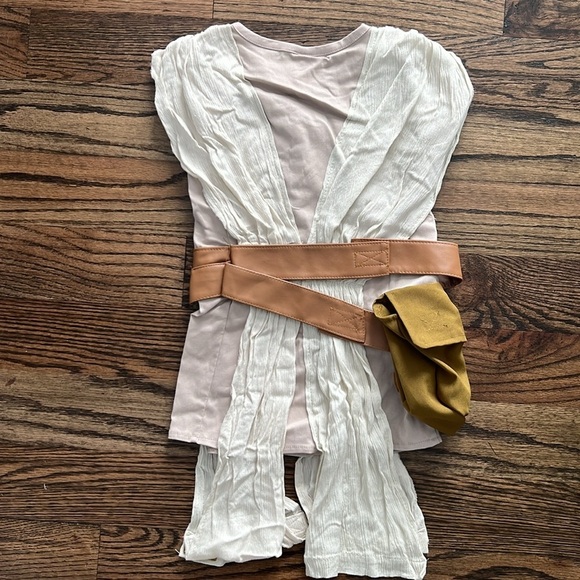 Disney Store Star Wars REY Force Awakens Girls Costume w/Extendable Staff Sz 5-6 - Picture 6 of 17